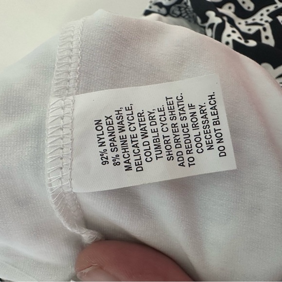 Barbara Gerwit Black and White Patterned Women's Skirt - Picture 6 of 8